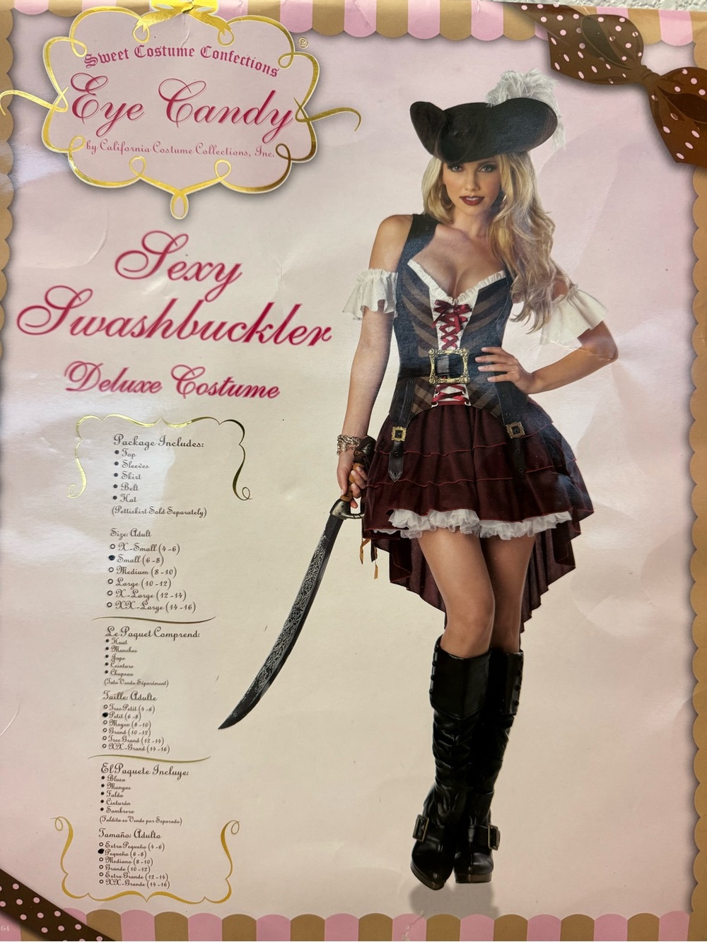 Sexy Swashbuckler (pirate) Costume by California Costume Collections